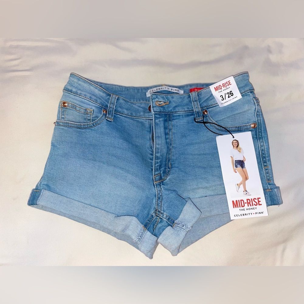 NWT Celebrity Pink Jean Shorts